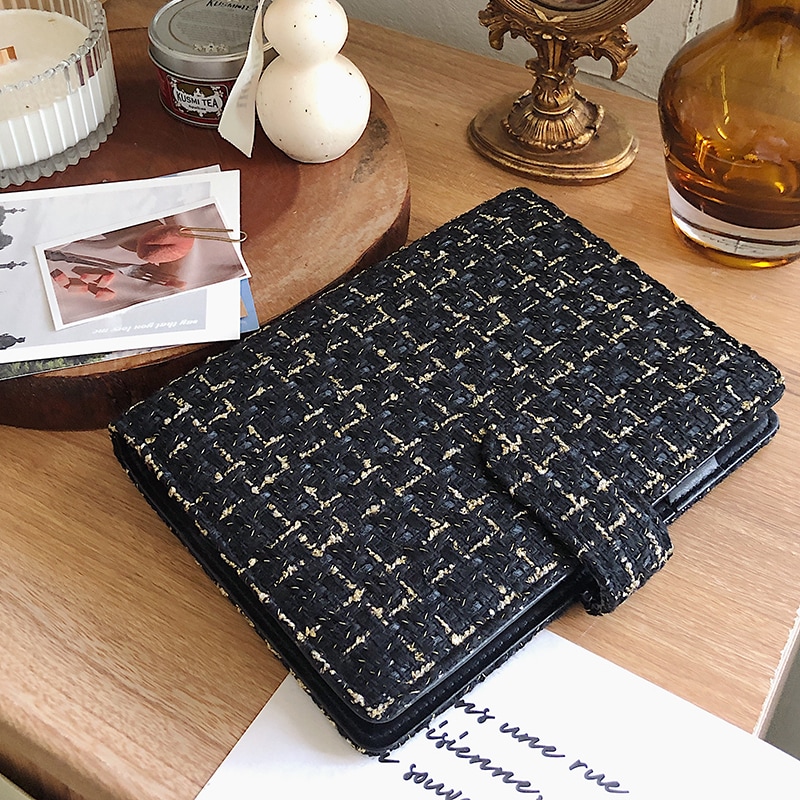 メークユアディー ブラックツイード システム手帳 バインダー バイブル A5 5,310円