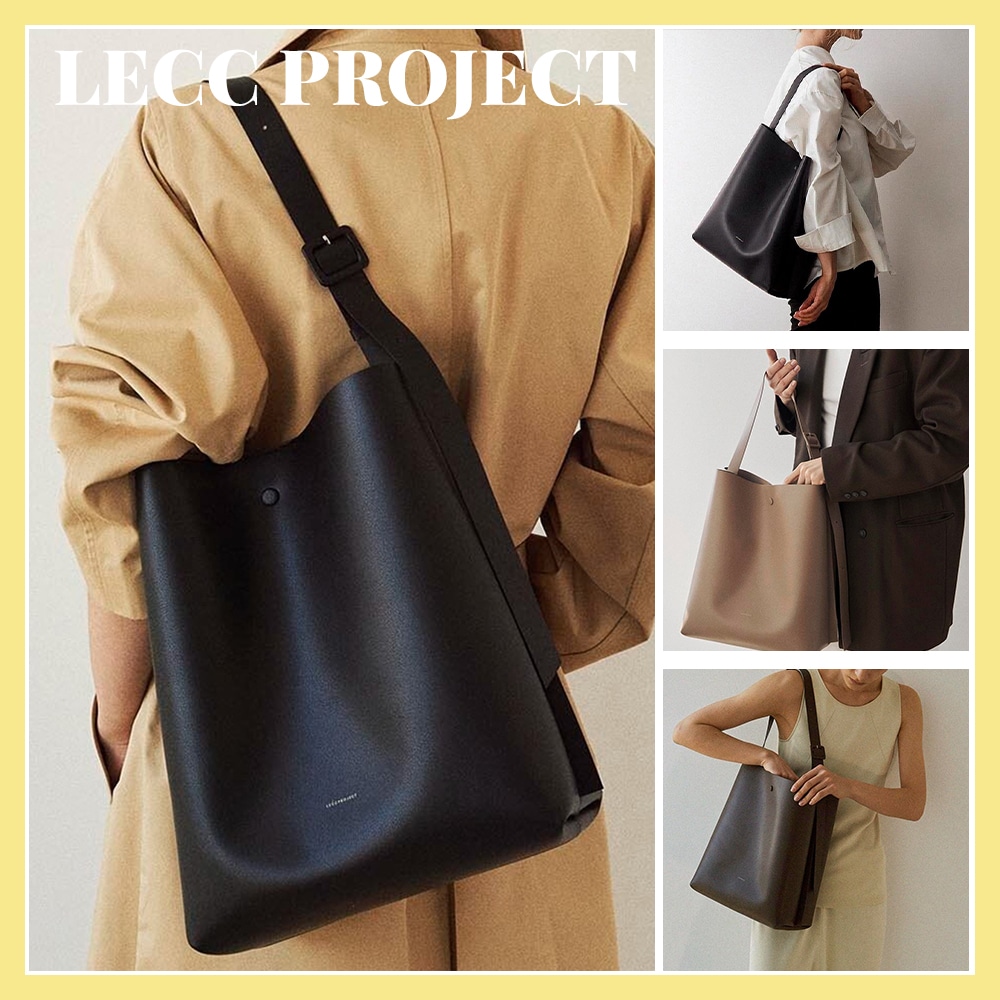 正規品LECC PROJECT R.ARC BUCKET BAG L 韓国ブランド ビッグ バケット ショルダーバッグ