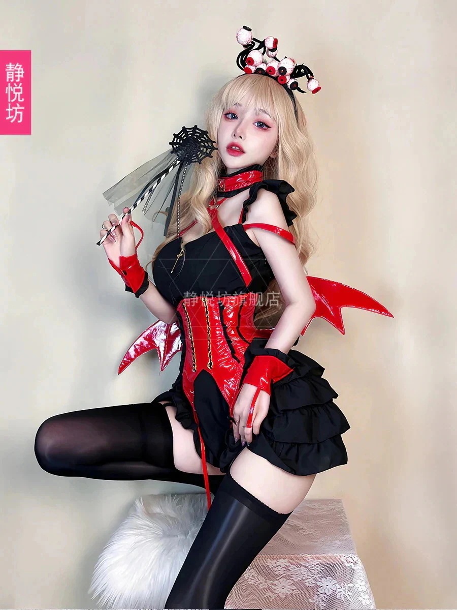 ハロウィン セクシー小悪魔メイド甘辛魔女悪魔ダークナイト精霊吸血鬼コウモリコスプレ衣装30%までに制限 5,560円