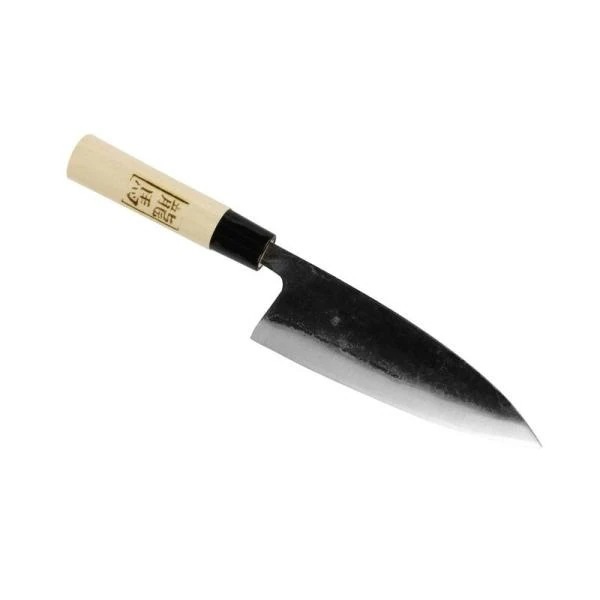 龍馬 黒打出刃庖丁 165MM 家庭用品 金切鋏 カッター 包丁