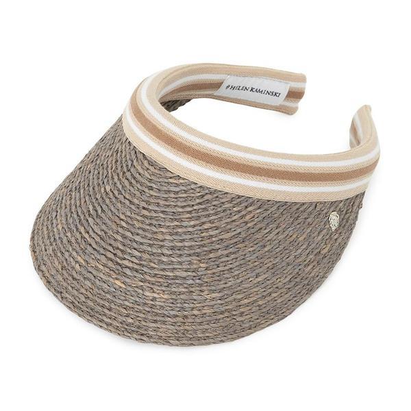 ビアンカ 10 ストライプ 女性 バイザー HAT52490 ECLIPSE MELANGE NOUGAT