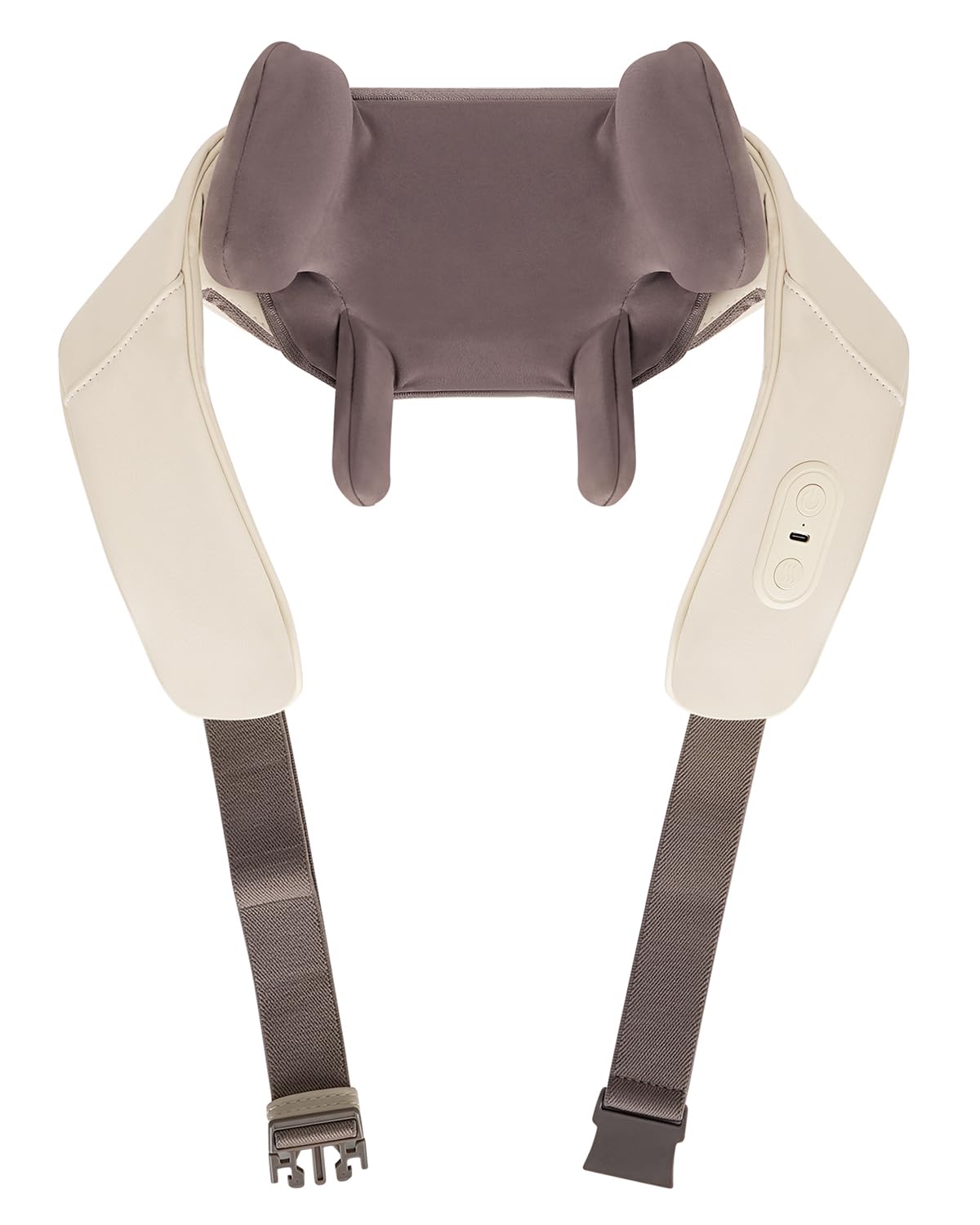 Hibeauty ネックケア 首・肩・腰・背中・太もも リラクゼーション器 2025新登場 温熱機能 コードレス USB充電式 静音 軽量 長さ調節可能 洗える布カバー 簡単操作 母の日 父の日 記念