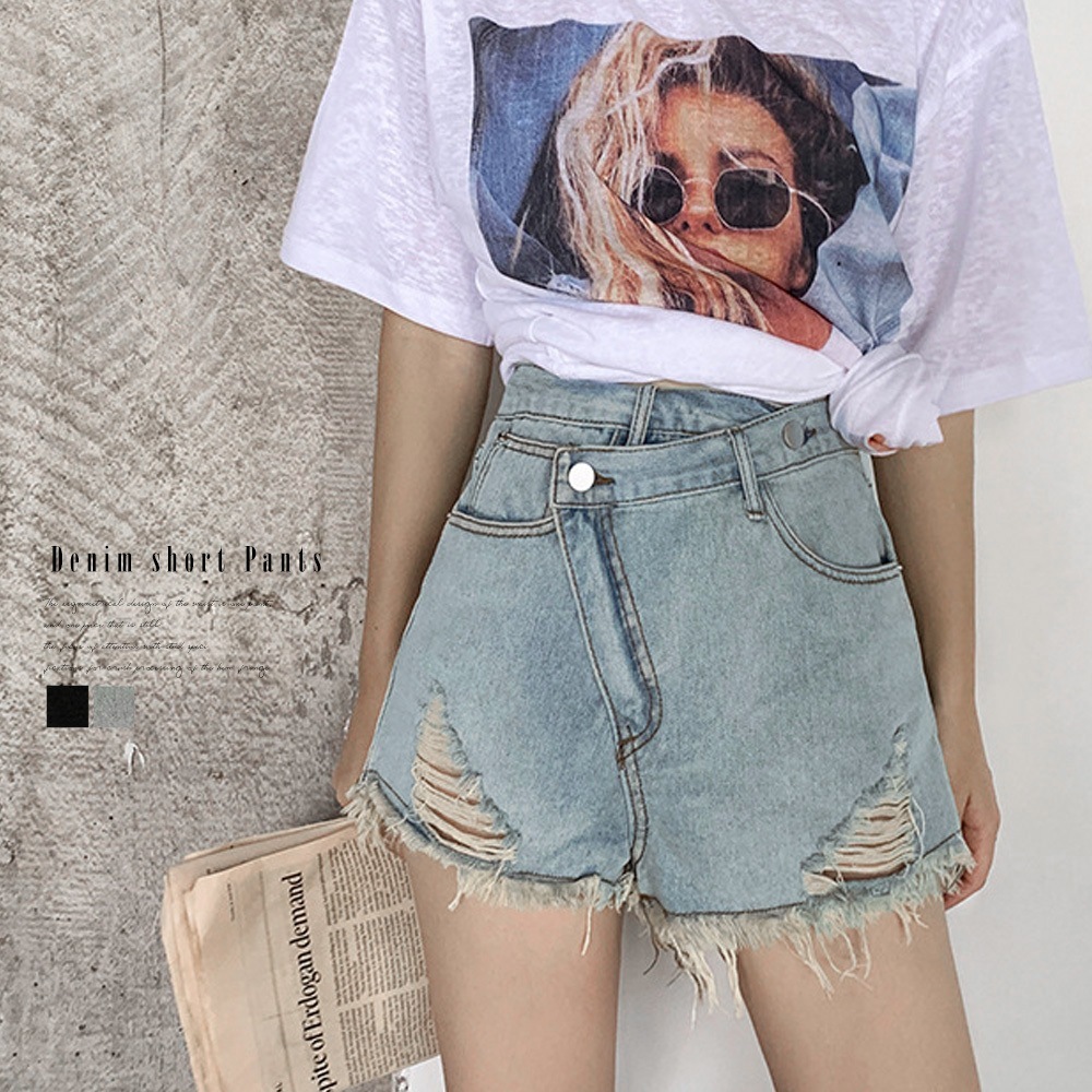 国内即納 デニム ショートパンツ レディース 韓国風