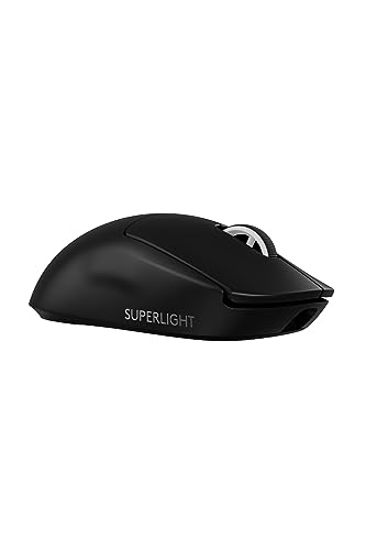 Logicool G PRO X SUPERLIGHT 2 ワイヤレス ゲーミングマウス G-PPD-004WL-BK 4000Hz ポーリングレート 軽量 60g LIGHTFORCE ハイブリッド