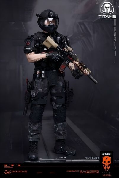 【DAMTOYS】SF002 GHOST SERIES TITANS PMC - Frank Casey ゴーストシリーズ フランク・ケーシー 1/6フィギュア
