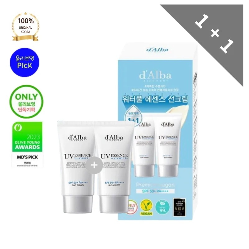 dalb*a ダル*バ* 日焼け止め 50ml+50ml メイクアップにぴったりのエッセンス 日焼け止め ホシ hoshi