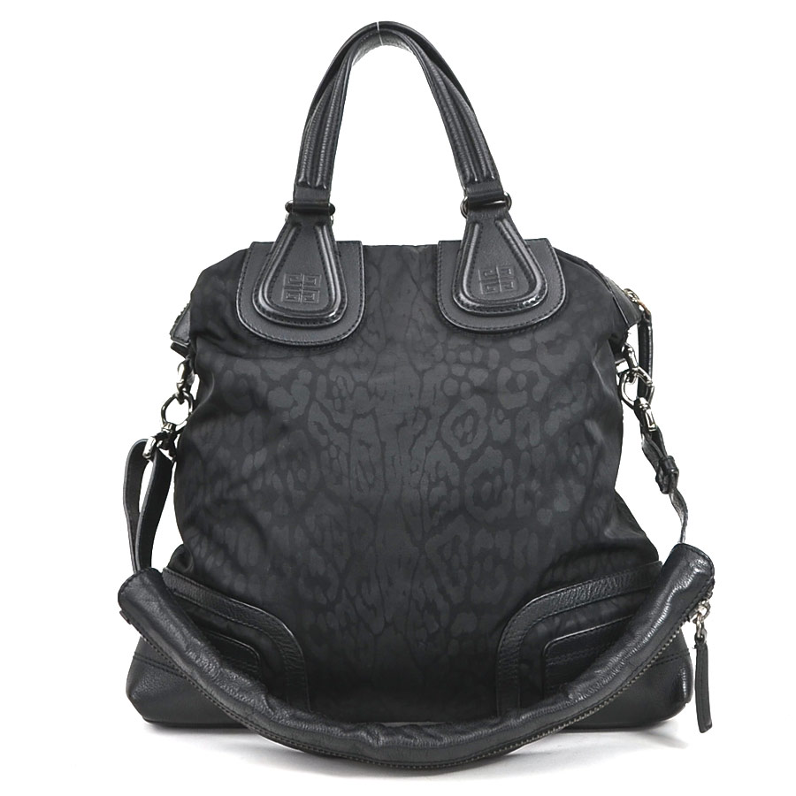 ジバンシィ GIVENCHY ハンドバッグ ショルダーバッグ ナイロン/ナイロン ブラック e58805