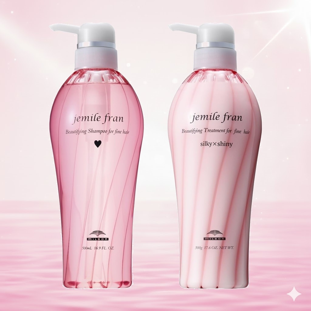 ミルボン ジェミールフラン シャンプー ハート H 500ml + トリートメント シルキーシャイニー 500g セット