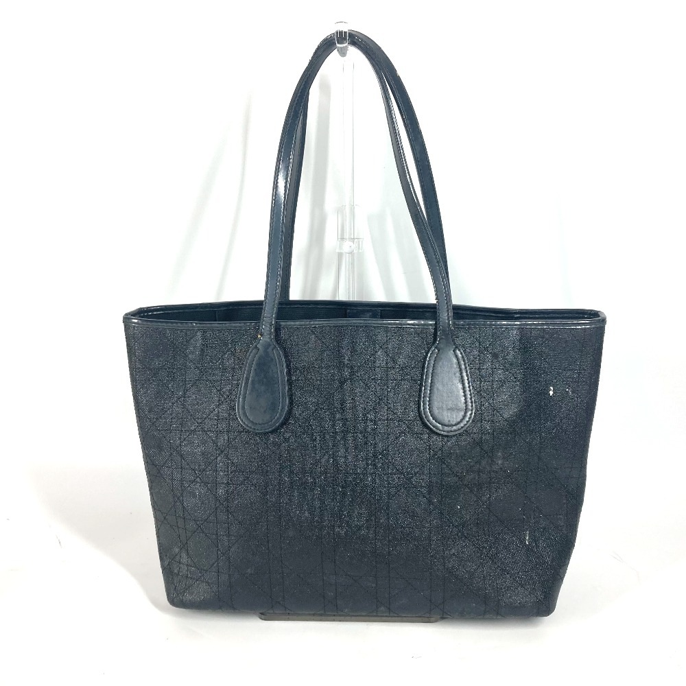 トートバッグ パナレア カナージュ キルティング ショルダーバッグ 肩掛け カバン レザー/コーティングキャンバス ブラック