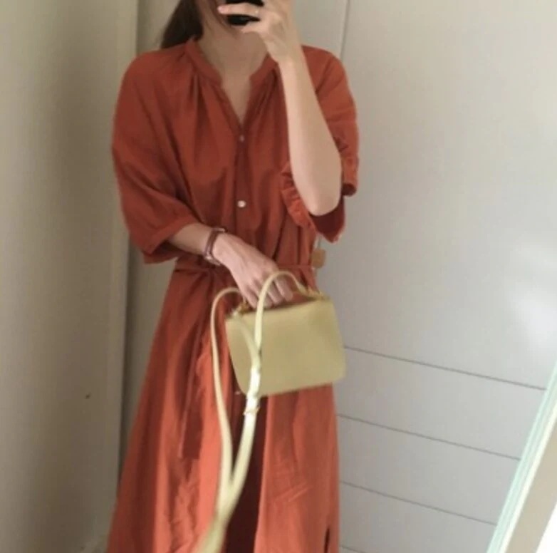 ワンピース 袖あり かわいい 大人可愛い きれいめ シンプル カジュアル 大人 上品 おしゃれ