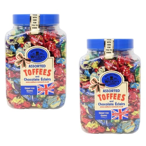 Walkers Topyチョコレート1.25kg x 2簡単なおいしいチョコキャラメル甘いスナックキャンプの外出バルク