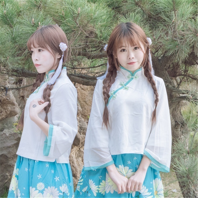 ソフト妹夏生菊時代劇韓国仮装少女スカートセット韓国cos服婦人服