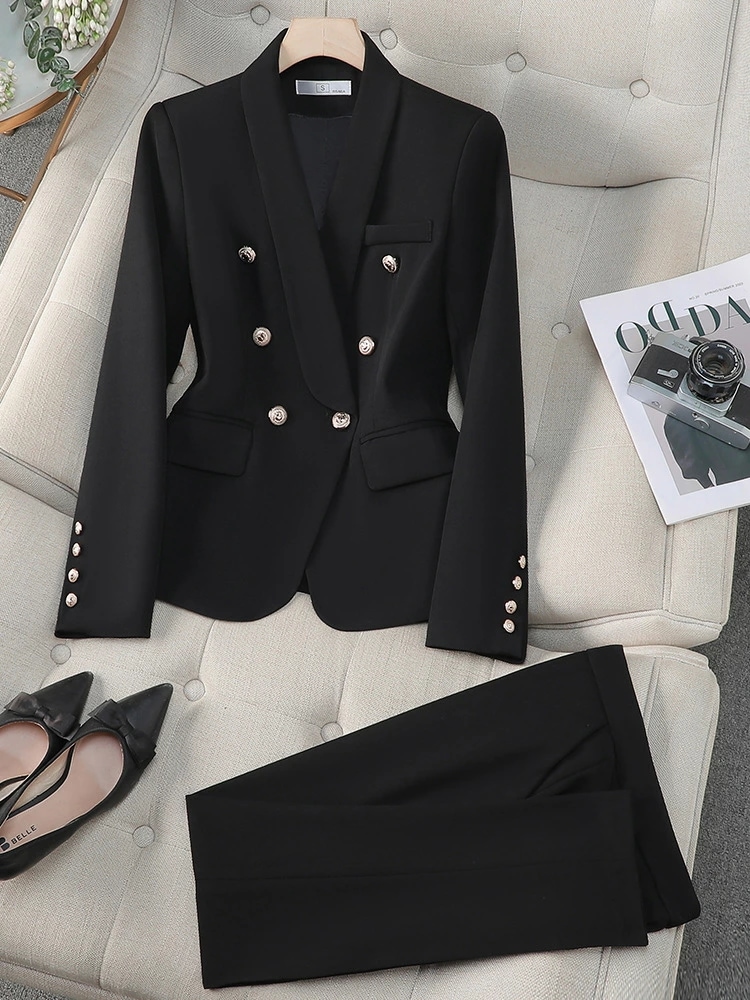 西装 セットアップ 女性用 春秋 高級感 おしゃれ 仕事服 スーツ 修身 レディース 赤色