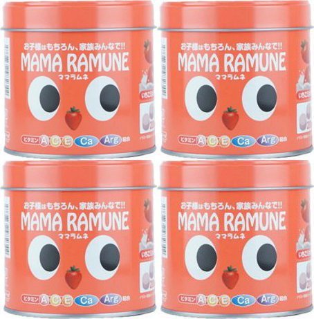 【4個セット】ママラムネ（いちごミルク風味）200粒