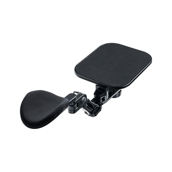 サンワダイレクトエルゴノミクスアームレスト (マウスパッド付きクランプ式ブラック) 200-TOK010BK 1個