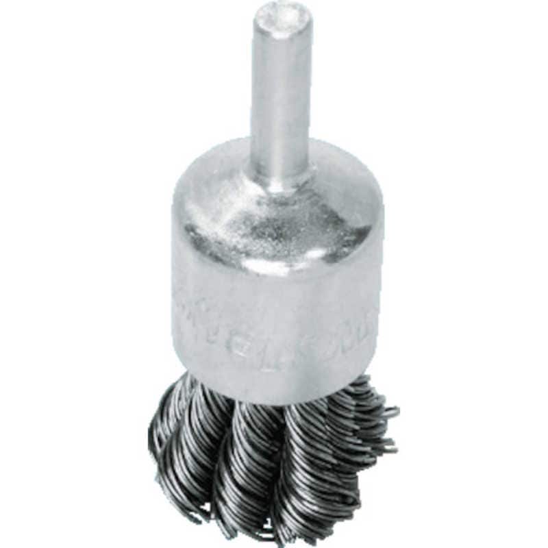 バーテック　軸付ノット型エンドブラシSUS0.5　3755600