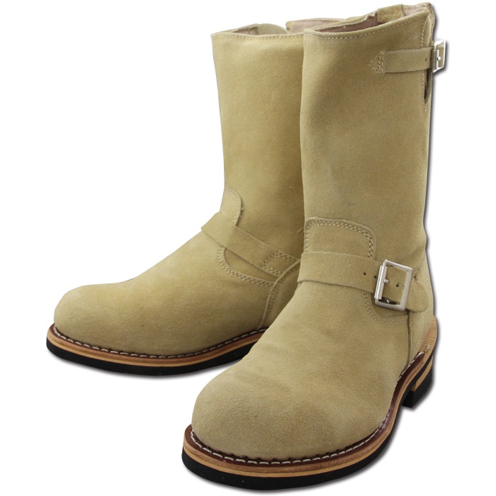 エンジニアブーツ ビッグサイズ スエード ロング 本革 レザー スチール入りトゥGB-9810S