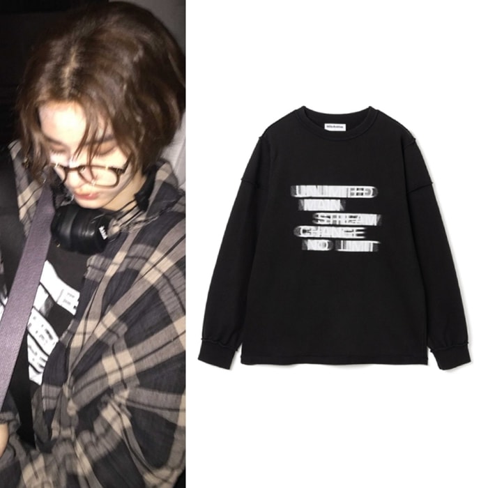 【BOYNEXTDOOR イハン着用】MILLO ARCHIVE VINTAGE HAZY LONG SLEEVE [BLACK] 8,256円