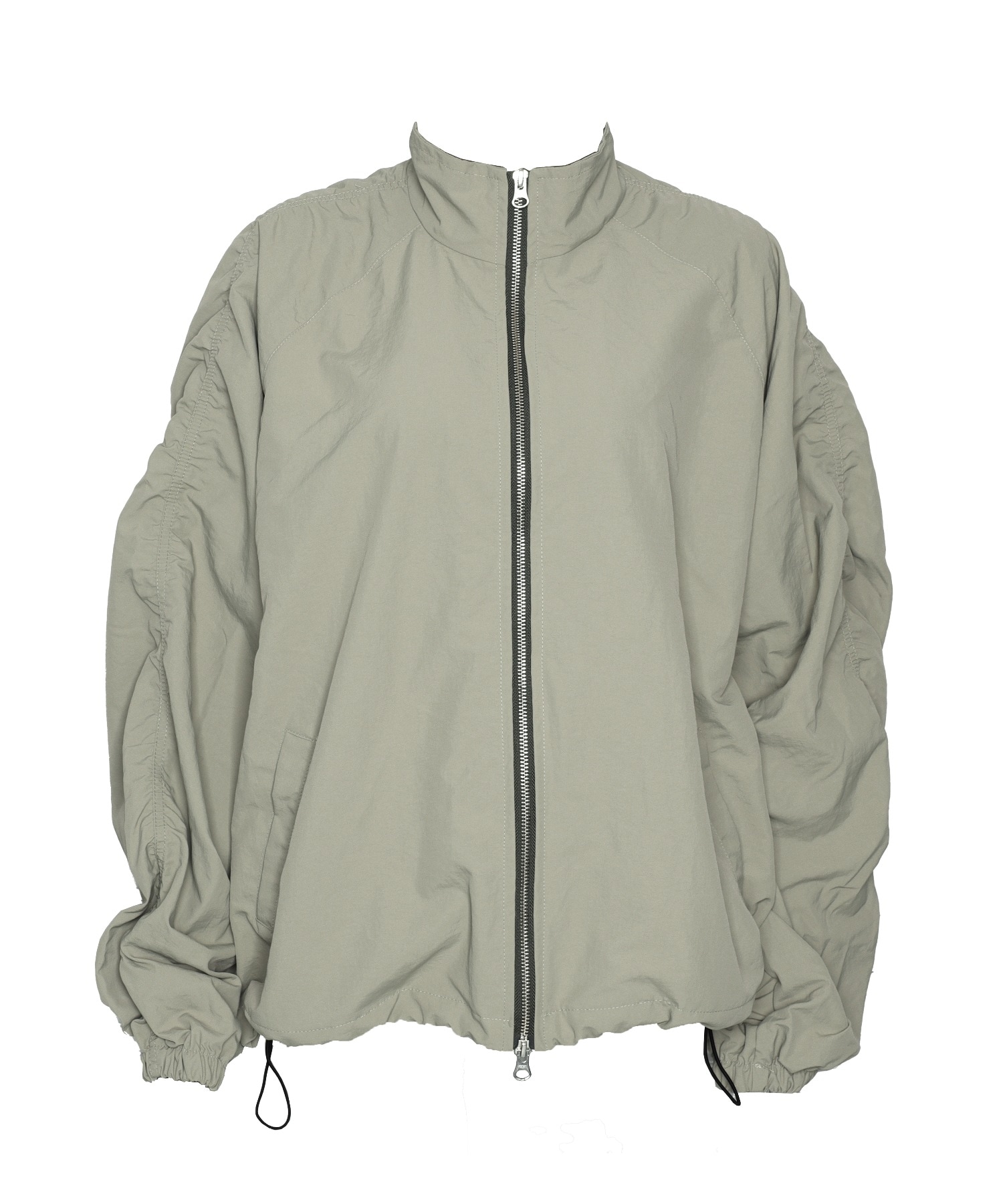 WAVE PUCKERING JUMPER（GRAY）/size：OS