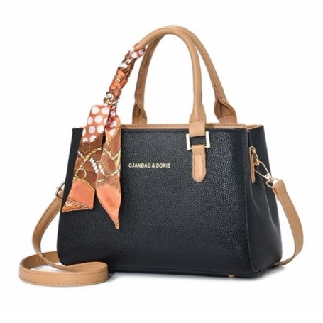 クラシックスカーフ トート クロスバッグ(3カラー)