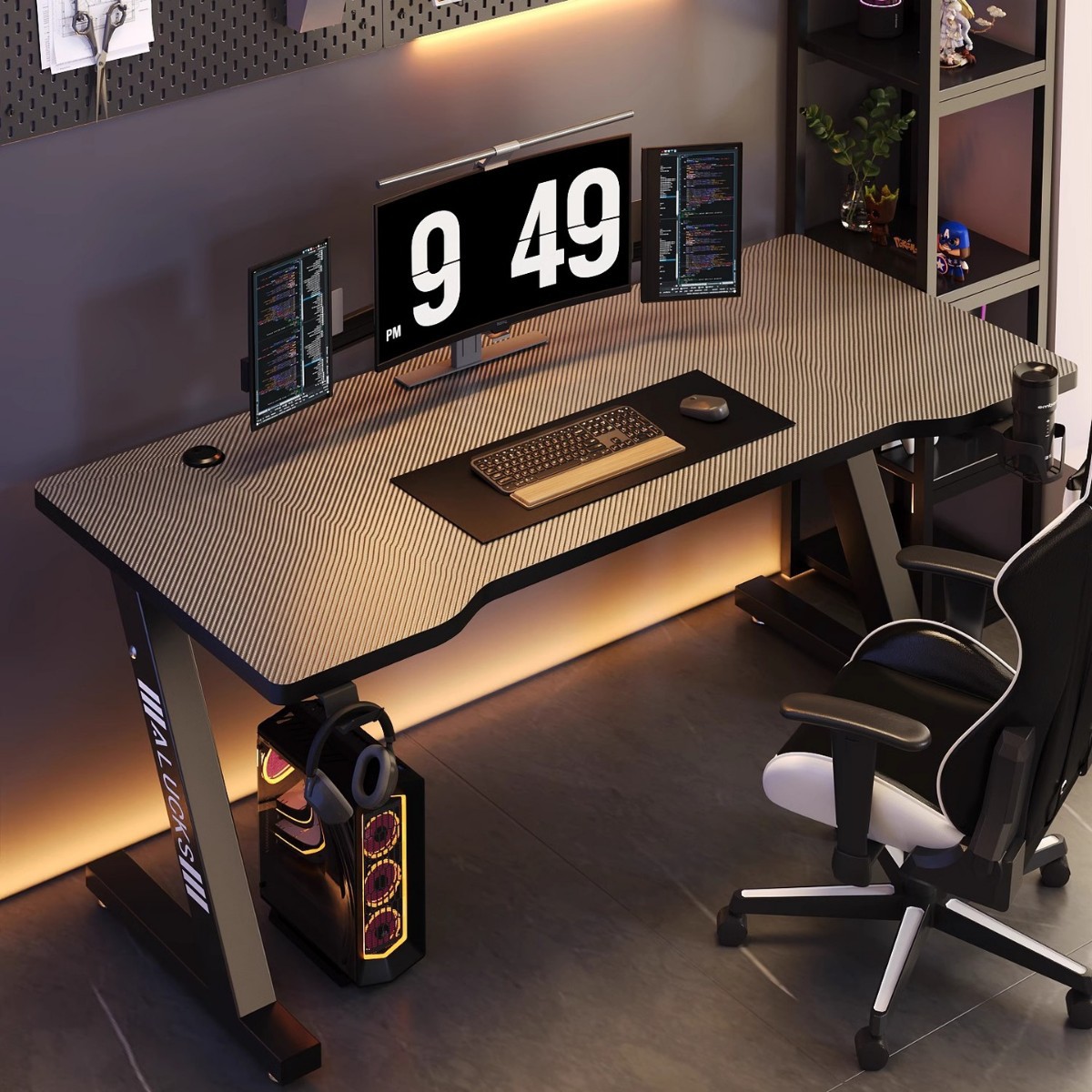コンピューターデスクスマートコンピューターe-sportsデスクインターネットセレブリティゲームeスポーツデスクホームオフィスデスクeスポーツデスク