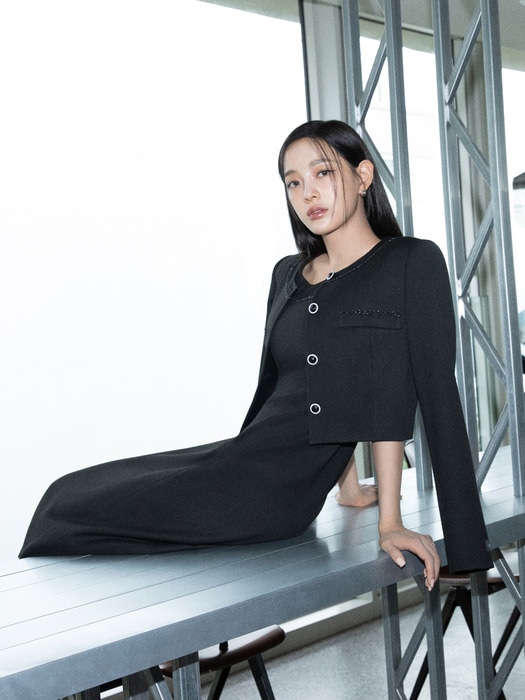 イッミシャ ボタン アップ ラウンドネック ジャケット ITO9WJK550 (2COLOR)キム·セジョン モデル 韓国の人気ファッションブランド