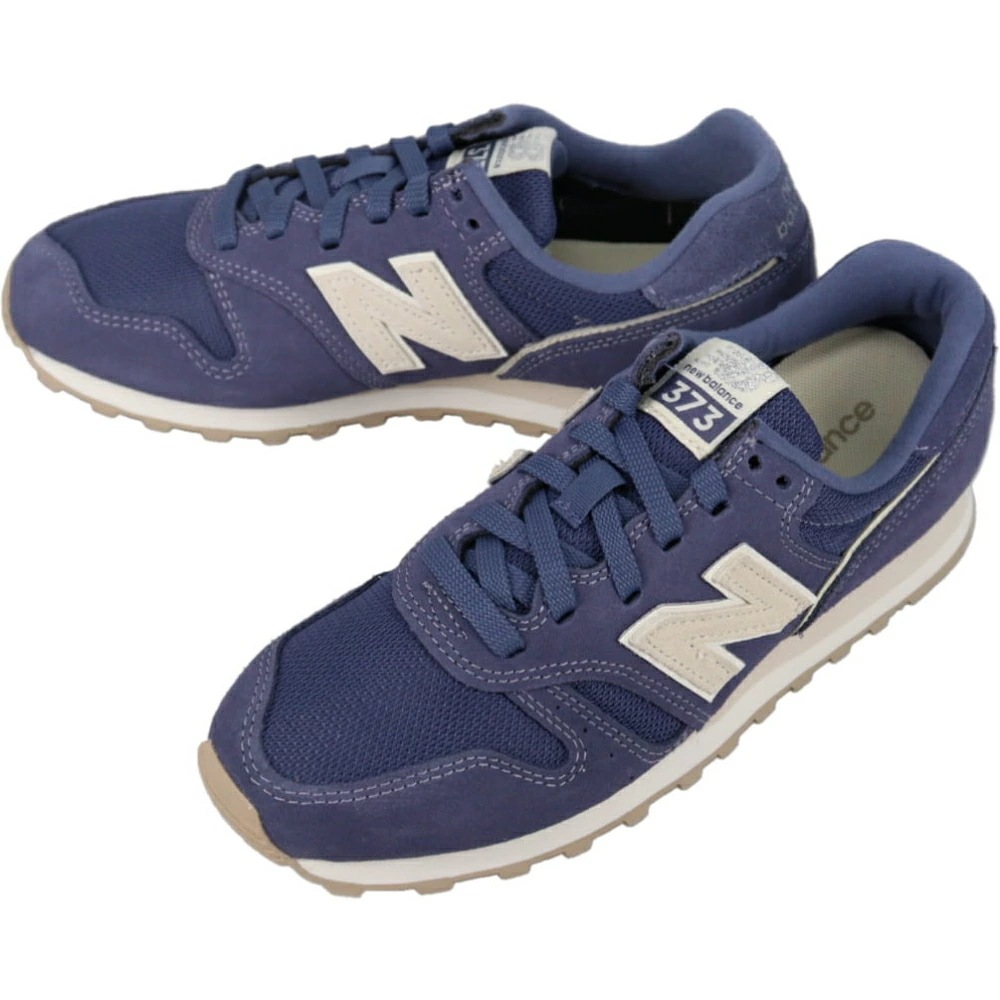 正規品 WL373 SE2 NAVY ネイビー/クリーム 紺 クラシック ランニングシューズ スエード メッシュ