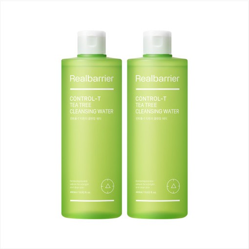 コントロール-T ティーツリー クレンジングウォーター 400ml x 2個 (鎮静/弾力/保湿/栄養供給/活力/しわ防止)