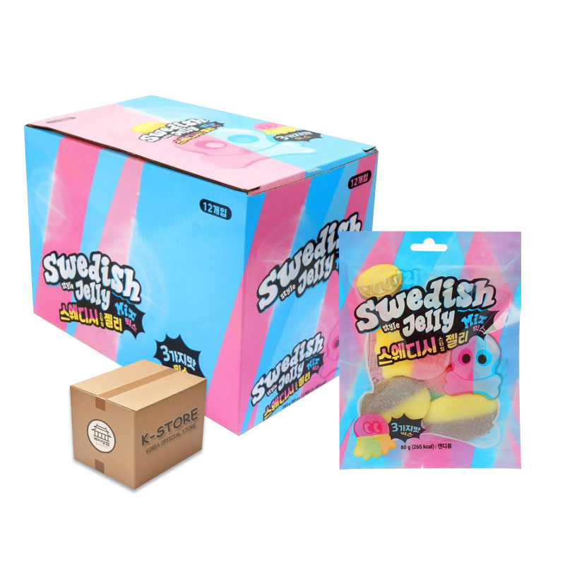 [業者向け] スウェディッシュスタイルゼリーミックス 80g (12 x 6) / 1BOX