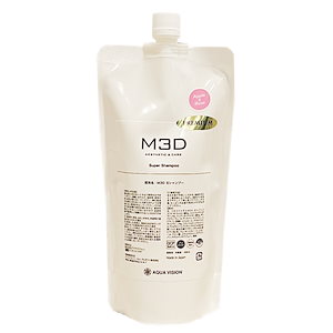 M3D　プレミアムスーパーシャンプー　人気の香り　アップルローズ　髪質改善 ノンシリコンシャンプー