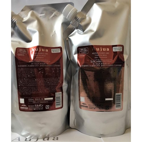 オージュア Milbon タイムサージ シャンプー＆ヘアトリートメント 各1000ml