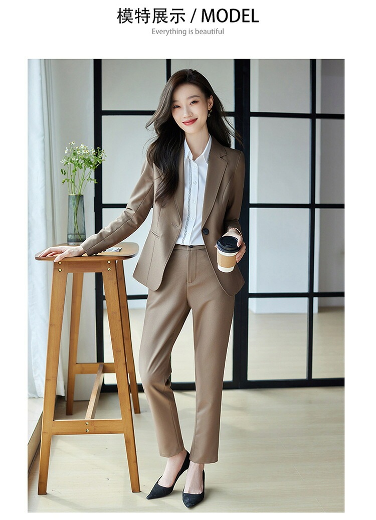 西装外套 女 春秋 おしゃれ 仕事用 スーツ レディース ファッション トレンド 6603