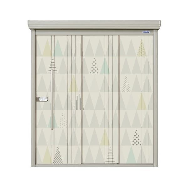 ミツカド PEINTE(ペインタ) 中・大型物置 一般型/標準柱 背面棚 メーカー直送