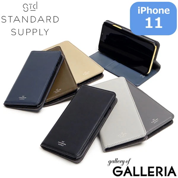 スタンダードサプライ スマホケース STANDARD SUPPLY iPhoneケース PAL iPhone 11 BOOK CASE スマホカバー 携帯ケース iPhone11 手帳型 本革 日本製