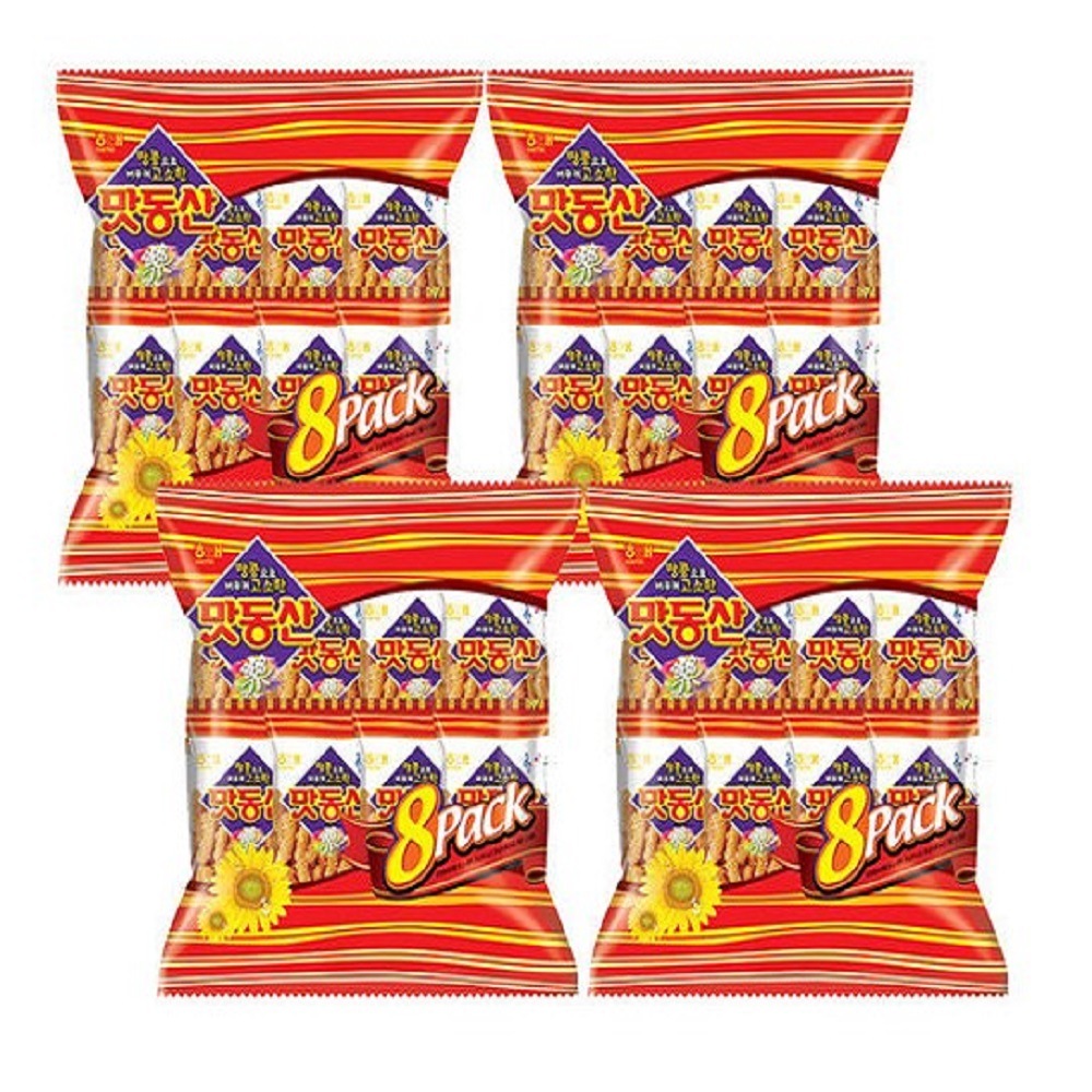 韓国-K MEAL-マットンサン 8パック 4袋(1216g) 国民おやつ 高所月 ピーナッツ休息 オフィス 学校 ビールのつまみ-K FOOD渡韓ごっこ