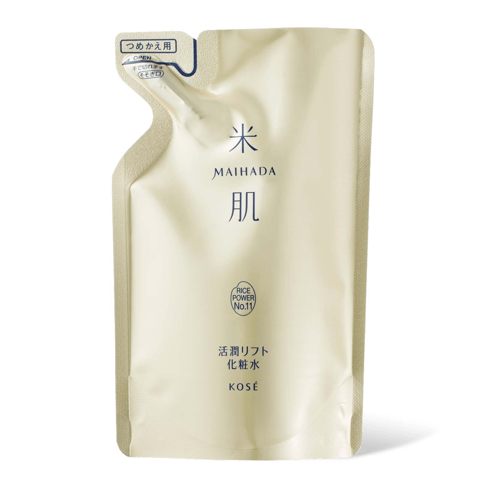 Q10最安値挑戦 米肌(MAIHADA) 活潤リフト化粧水 つめかえ用 保湿 エイジングケア 110mL ライスパワー No.11