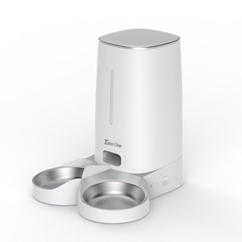 Take-One(テイクワン) P2W 自動給餌器 2匹用 ペット給餌器 猫 犬 ペット給餌機 スマホ 多頭飼い 自動餌やり機 自動給餌機 餌やり 留守番 ペットフィーダー フードディスペンサー