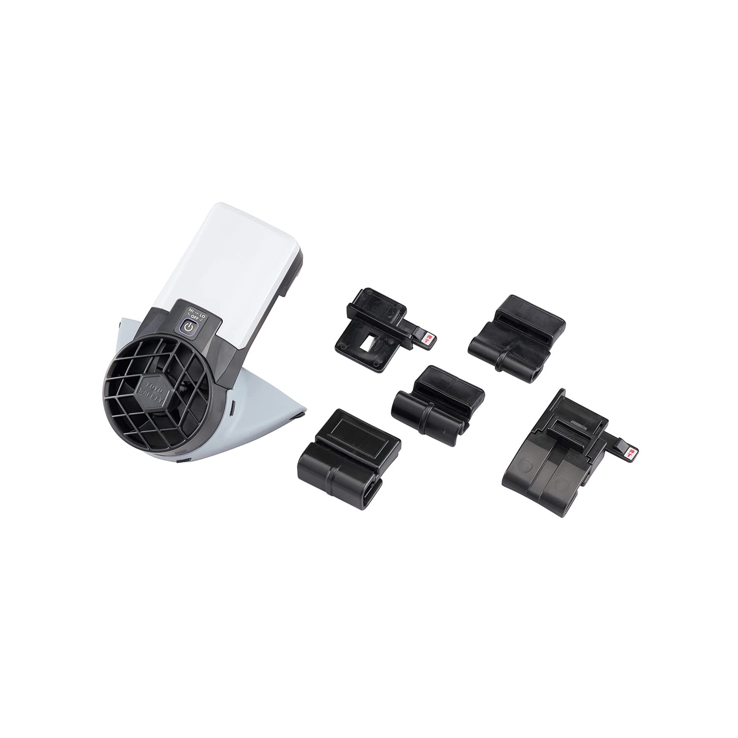 トーヨーセフティー(TOYO SAFETY) ヘルメット取付式送風機 No.7703 白