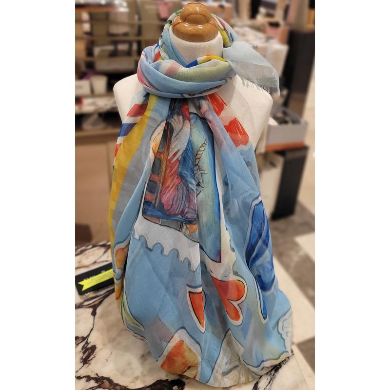 (프라스) FG2019FS エッフェル塔パサミナ スカーフ