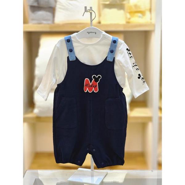 セーブゾーン02 ミッキーTシャツオーバーオール上下セット 79t123003 (E45035470)