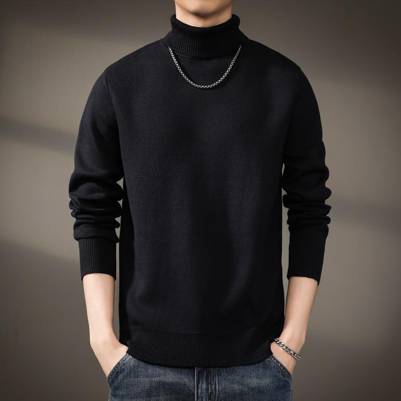メンズ 服 シンプル ファッション オシャレ 大人 かっこいい 大きいサイズ ストリート 紳士服 ハイエンド 無地 タートルネックニット セーター 秋 スリムフィット シンプル 暖かい インナー 7,422円