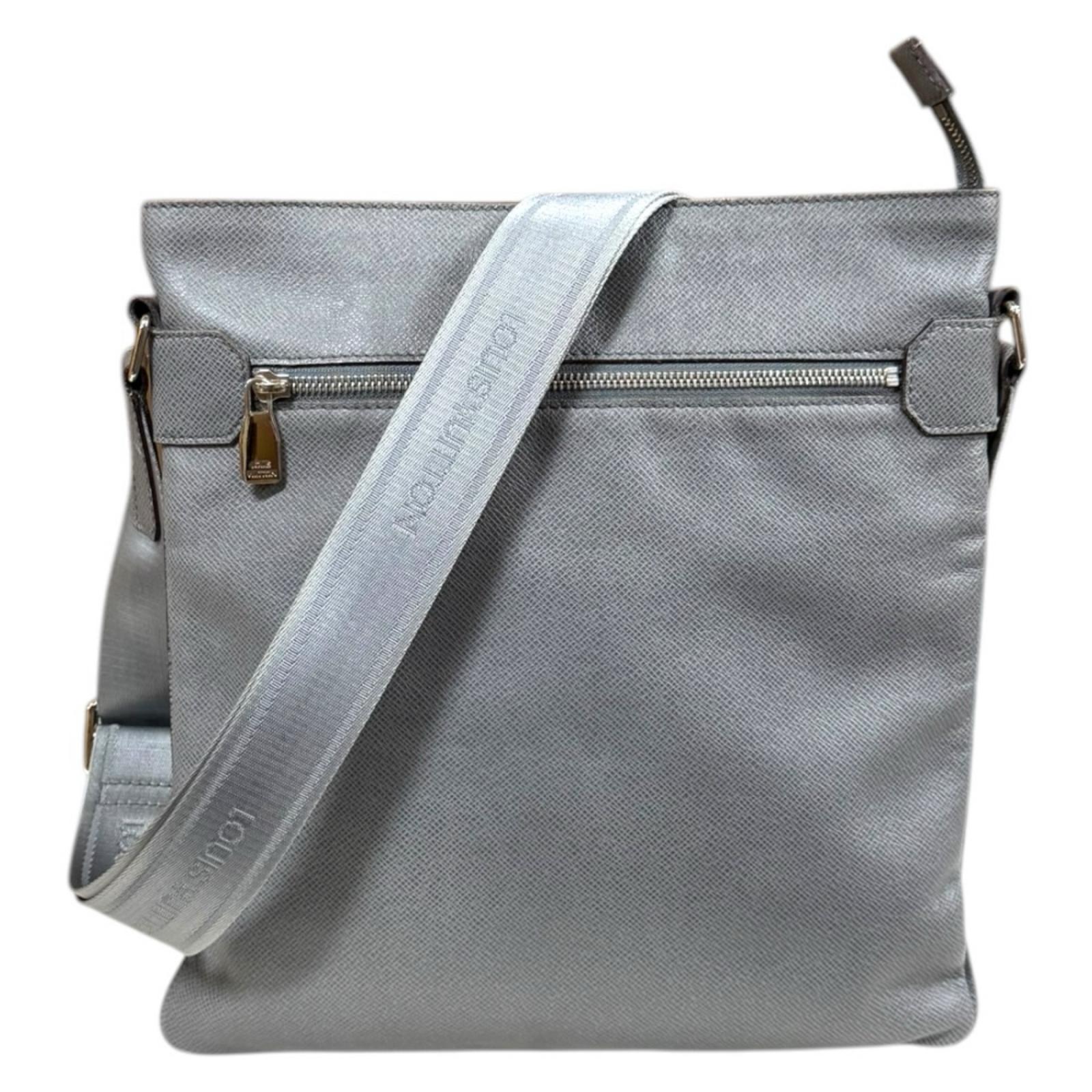 ルイヴィトン サシャ タイガ ショルダーバッグ タイガレザー M32630 グレー LOUIS VUITTON 中古