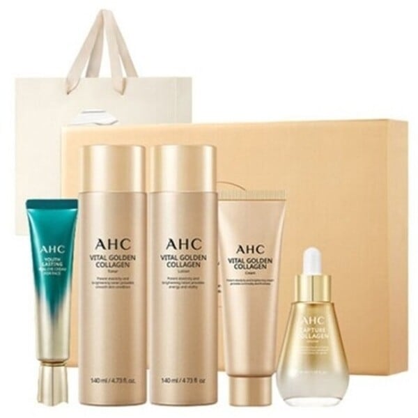 AHC バイタル ゴールデンコラーゲン ユーストータルケアセット+ショッピングバッグ 7,145円