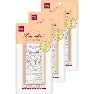 他サイト： Laundrin ランドリン ペーパーフレグランス ウーロンティーの香り 3枚セット 芳香剤の商品画像