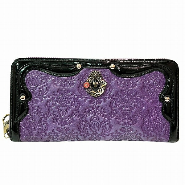 アナスイ セルパン ラウンドファスナー 長財布 レディース 【中古】