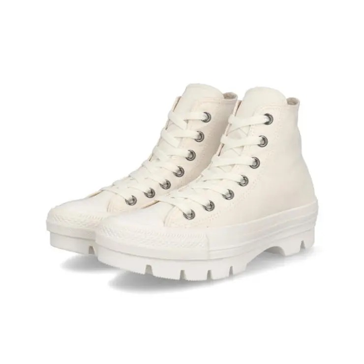 converse コンバース ALL STAR CHUNK HI レディーススニーカー 厚底(オールスターチャンクHI) 1SD758 オフホワイト