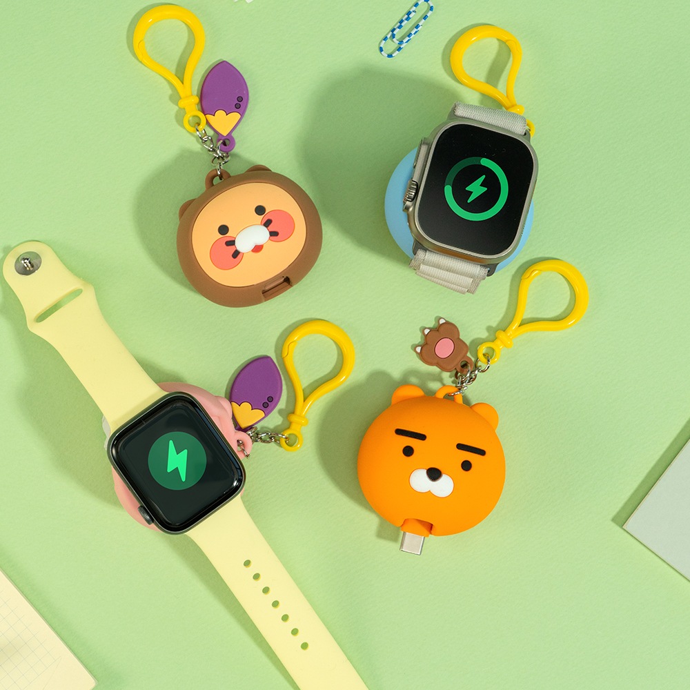 カカオフレンズ水着アップルウォッチドッキングタイプ補助バッテリー1200mAh