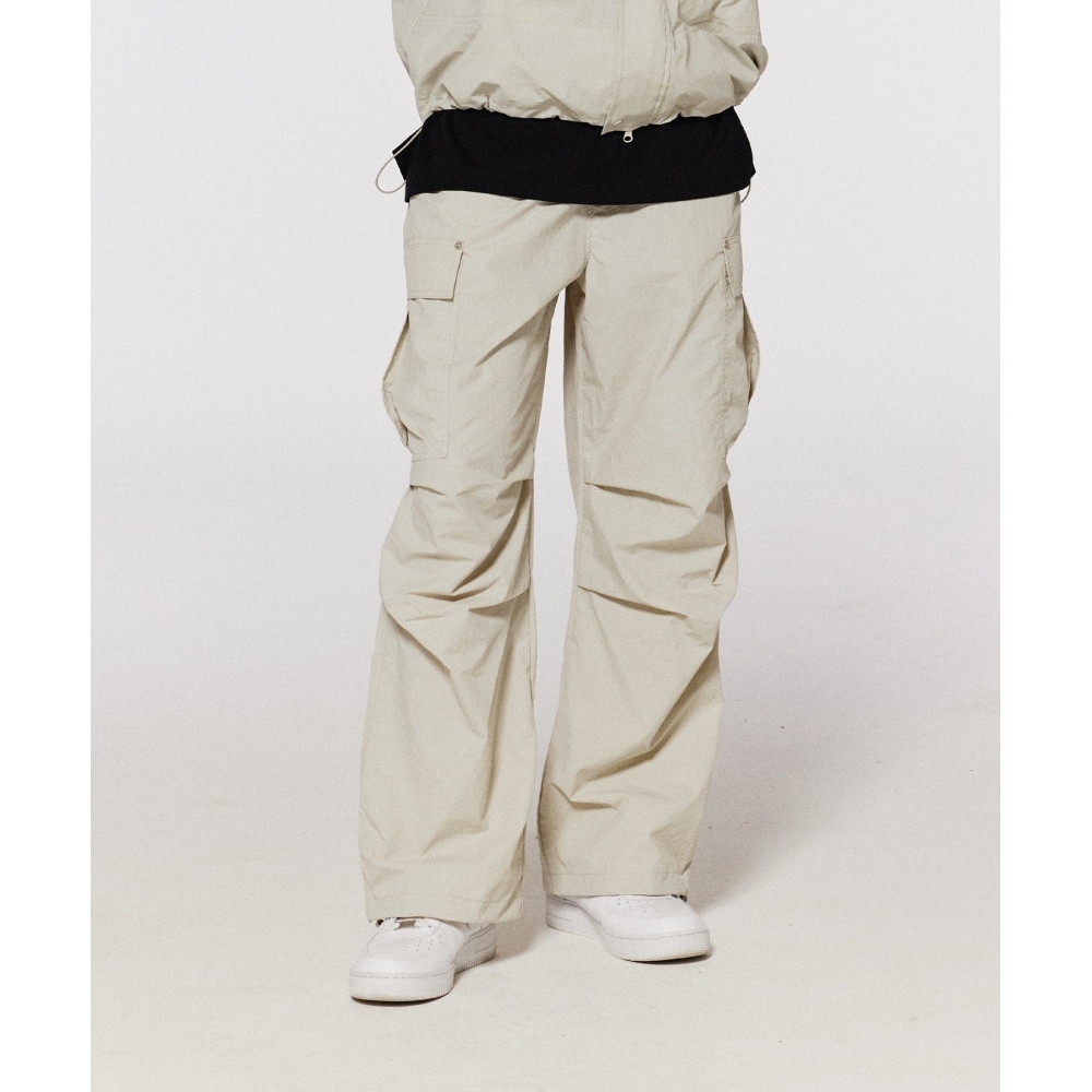 1993スタジオワイドカーゴパラシュートパンツ_ウォームグレー