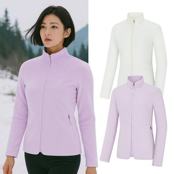 女性冬の登山フリースジャケット KSC651VJ8W