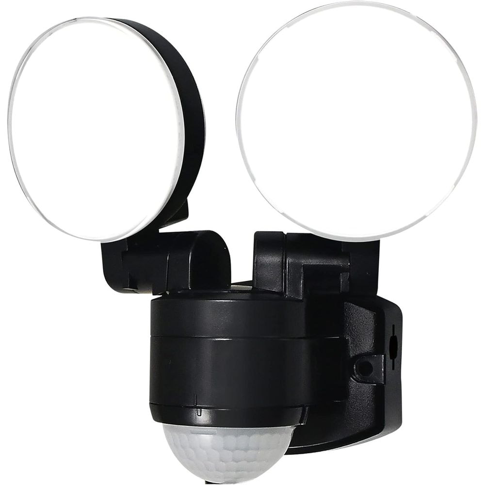 （まとめ買い）防犯ライト ACコンセント式 2灯 800ルーメン ESL-SS412AC [x3]